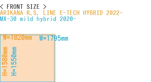 #ARIKANA R.S. LINE E-TECH HYBRID 2022- + MX-30 mild hybrid 2020-